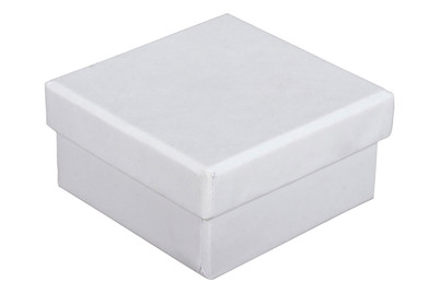Image of Rayher Pappmaché-Boxen-Set Quadratisch | 6 × 6 × 3 cm | 4 Stück