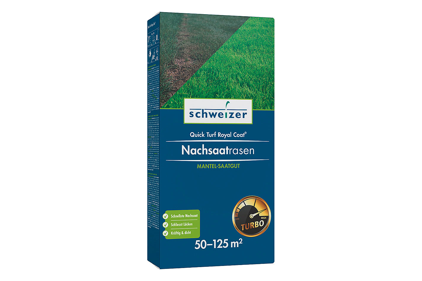 Schweizer Erba per risemina QuickTurf Royal Coat | 1.25 kg | 50 m²