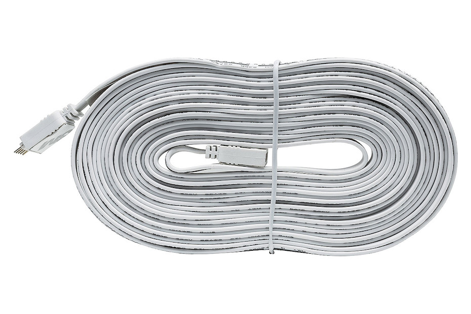 Cavo Passante C7/C8 Bianco 0,15m - Per Luci LED E Sistemi A Innesto 230V - Foto 2