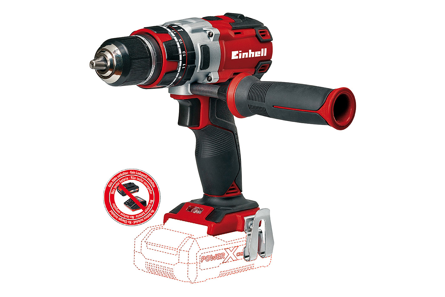 Einhell Professional Perceuse-visseuse à percussion Brushless Te-Cd 18 Li-I | 18 V | 60 Nm | Solo