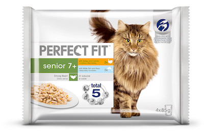 Perfect Fit Senior con tacchino e carote e Pesce bianco e piselli