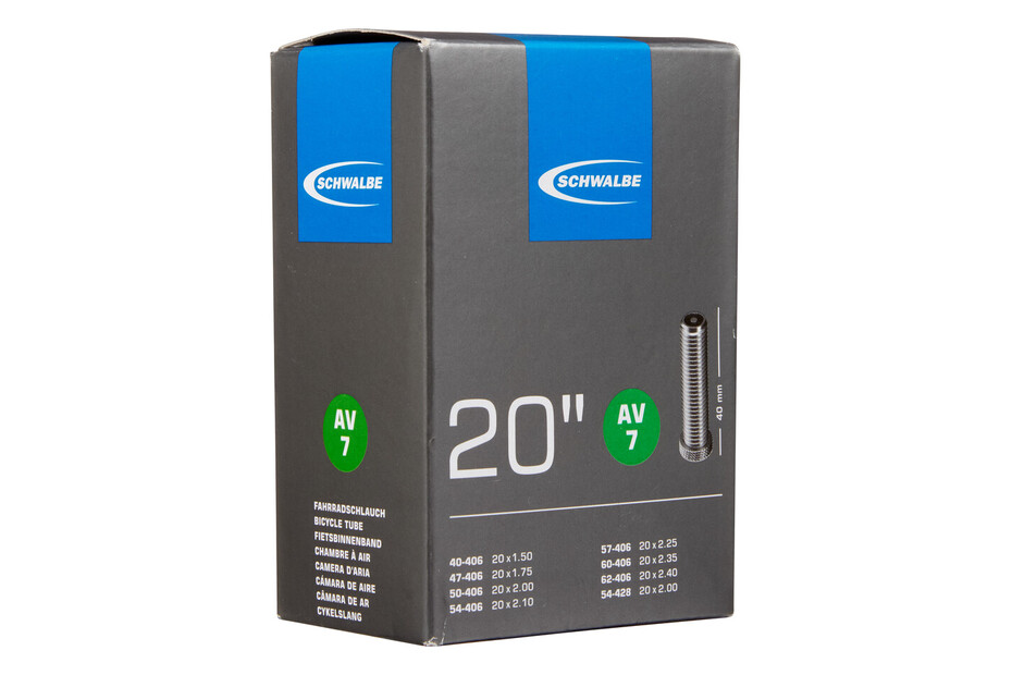 Schwalbe Chambre à air pour vélo AV7 20 × 1,5-2,5″ Acheter chez