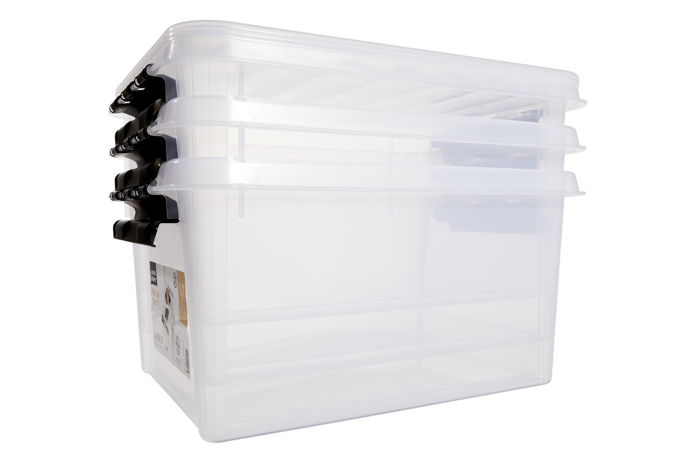 SmartStore Scatole per hobby con coperchio | 39 × 26 × 50 cm | 31 l | 3 pezzi
