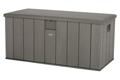 Lifetime Cassapanca effetto legno Rough Cut | 150 x 71 x 69 cm | 567 l