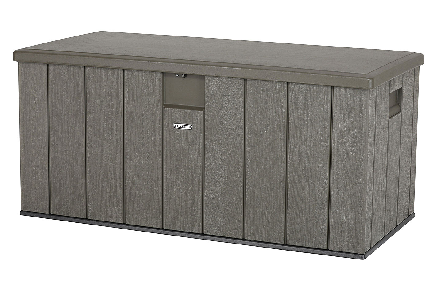 Lifetime Cassapanca effetto legno Rough Cut | 150 x 71 x 69 cm | 567 l