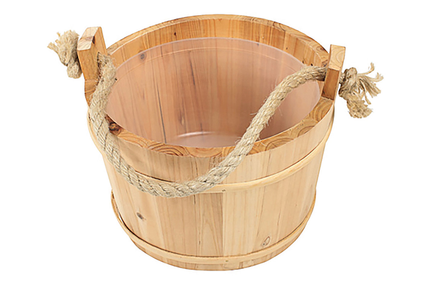 Croll & Denecke Body Vital Sauna-Aufgusskübel Kiefer | 17 × 26.5 × 26.5 cm