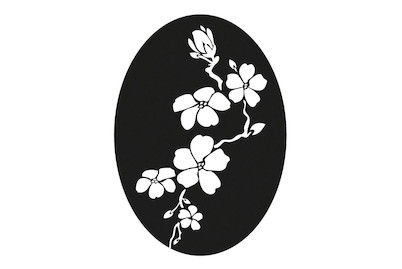 Image of Rayher Kirschblüte Label | 4 × 5.5 cm