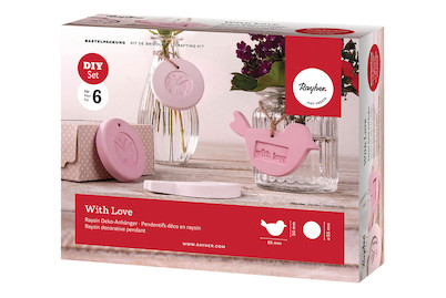 Image of Rayher Raysin Deko-Anhänger | 6 Stück