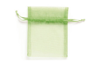 Glorex Sacchetti in organza Verde Chiaro | 8 × 10 cm | 6 pezzi