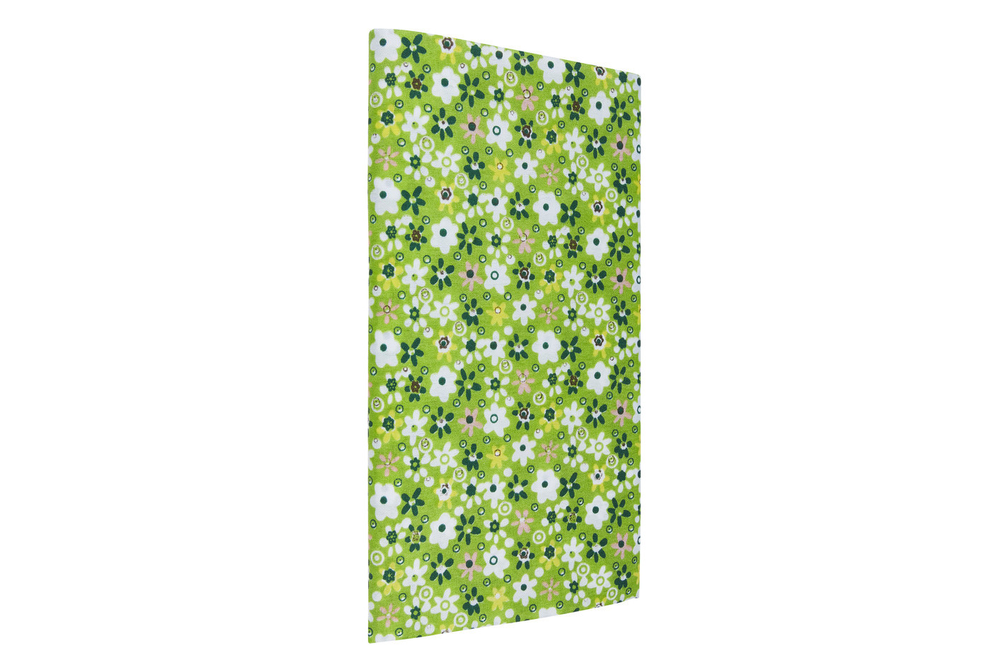 Glorex Lili Rose Stoffzuschnitt Grün mit Blumen | 100 × 150 cm