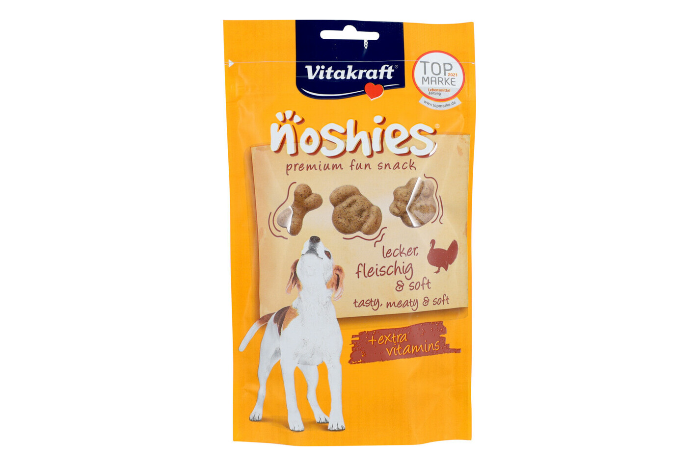 Vitakraft Snack pour chien Noshies Dinde 90g