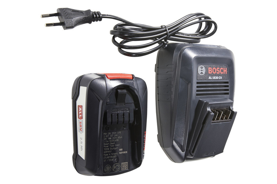 Kit Avviamento Bosch 18V Con 2 Batterie 2.5Ah E Caricabatterie Rapido - Per Attrezzi Giardino E Casa - Foto 12