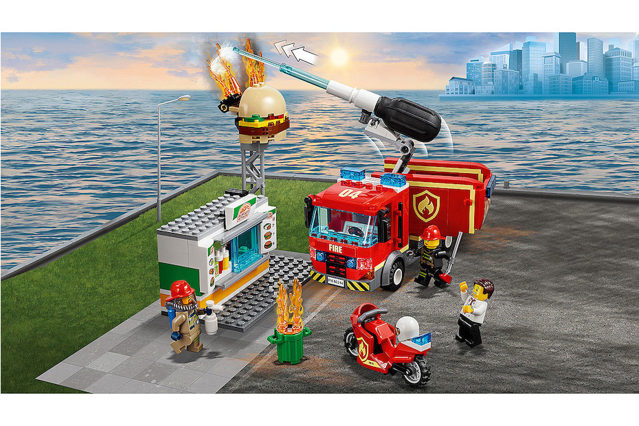 Burger Bar Lego Vigili Del Fuoco 2019 Gioco LEGO City Town