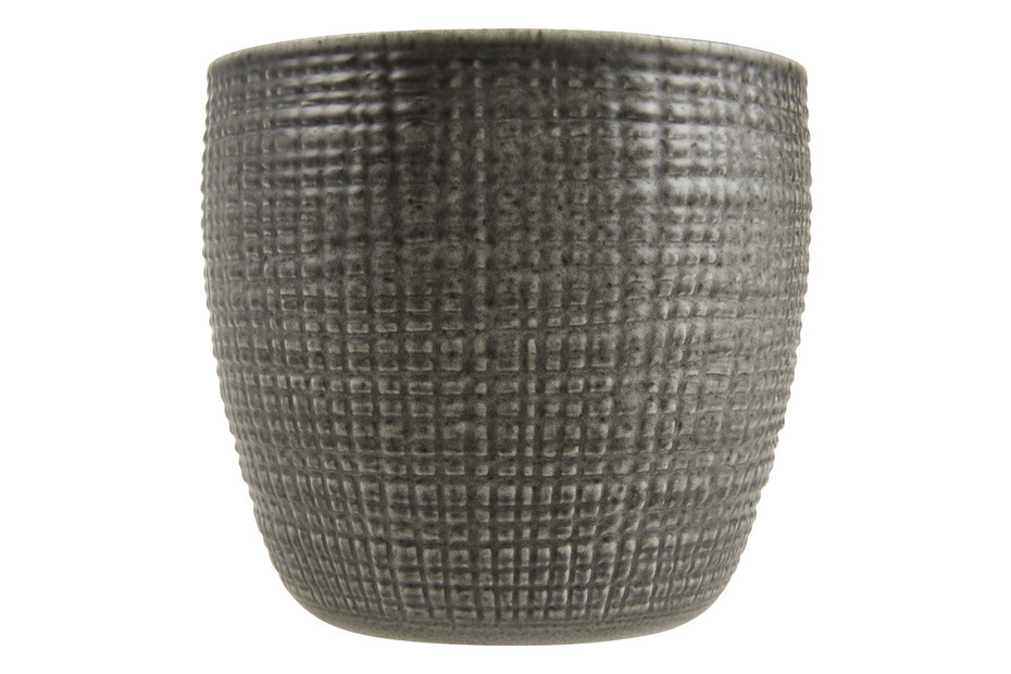 Scheurich 9 pouces Ebano Solido cache-pot en céramique noir | Home Scheurich 9 pouces Ebano Solido cache-pot en céramique noir | Home