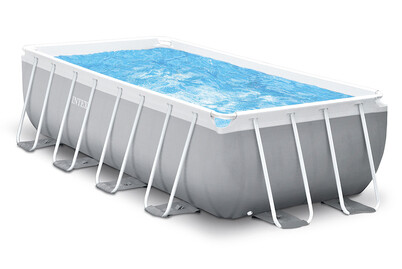 Intex Telaio a prisma per piscina 400 x 200 x 100 cm Quadrato