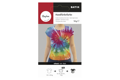 Image of Rayher Batik-Handfärbefarbe Schwarz | 10 g
