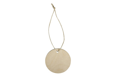 Image of Rayher Holz-Hänger Scheiben FSC 100% | 6 cm | 6 Stück