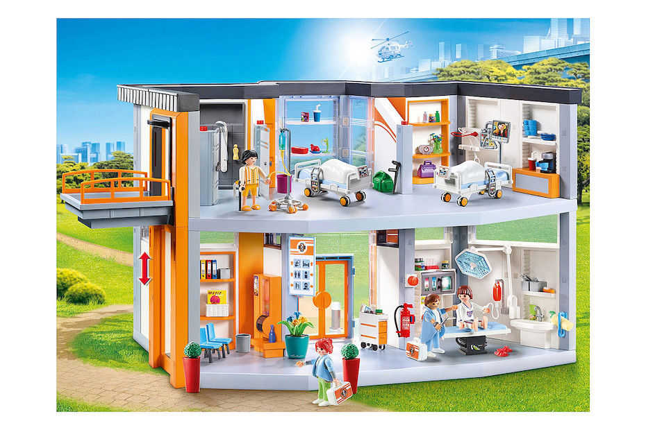 PLAYMOBIL City Life Grosses Krankenhaus mit Einrichtung (70190
