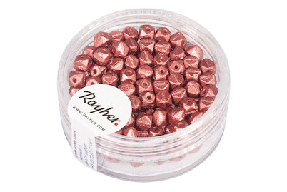 Image of Rayher Antique Rocailles Antikrosé | 4 mm | 120 Stück