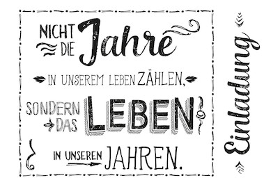 Image of Rayher Stempel Einladung | 7 × 10 cm