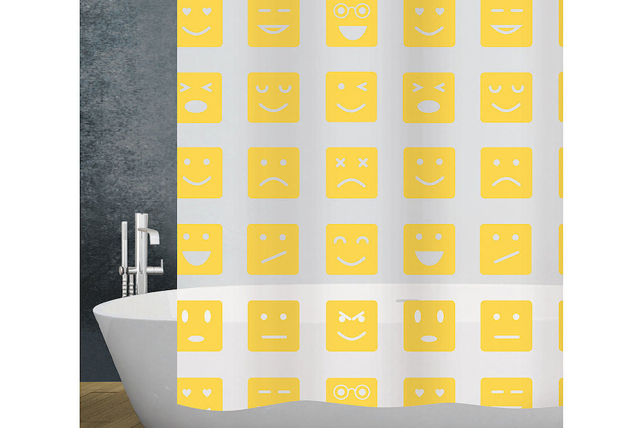 Qualité & Prix Duschvorhang Moods Gelb