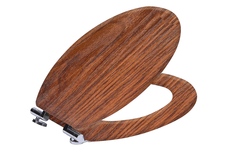 WC-Sitz MDF-Holz Nussbaum