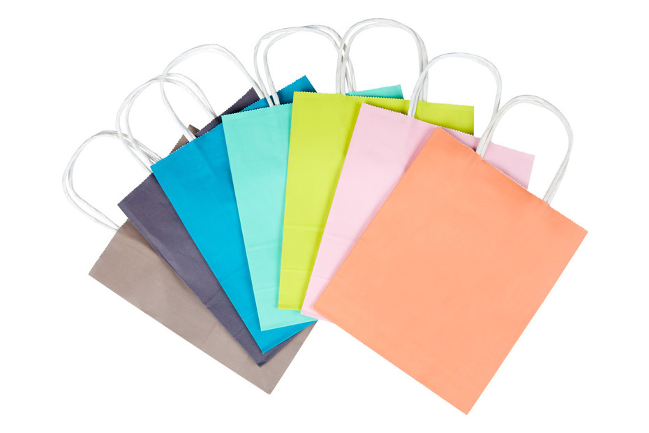 FOLIA Sacchetti di carta colorati 18 × 21 × cm pezzi