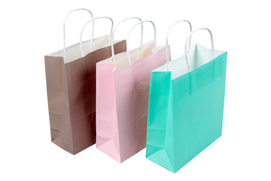 FOLIA Sacchetti di carta colorati 18 × 21 × cm pezzi