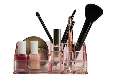 Kleine Wolke Organizer Cosmetici Valerie Rosa Pastello | 6.4 × 17.1 × 9.6 cm