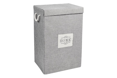 Diaqua Cesto per la biancheria Home Grigio | 60 × 40 × 30 cm | 61 l