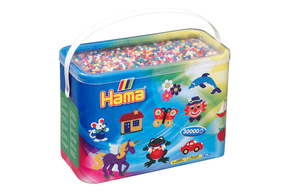 Hama - Mini bustina 2000 perline multicolore, 501-00, multicolore Hama - Mini bustina 2000 perline multicolore, 501-00, multicolore