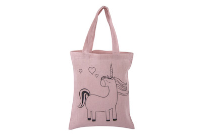 Image of Rayher Baumwolltasche mit Druck | 20 × 25 cm