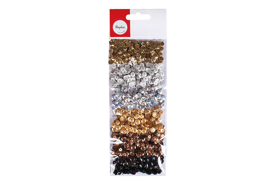 Efco Komvormige Pailletten – ø 6 Mm, Blauw, 40 G (~4000 Stuks), Ideaal Voor Naaien, Quilten, Scrapbooking En Kaarten Maken