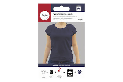 Image of Rayher Waschmaschinenfarbe Jeansblau | 25 g