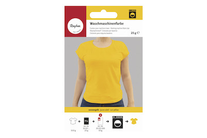 Image of Rayher Sonnengelb Waschmaschinenfarbe | 25 g