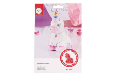 Image of Rayher Latex-Vollform-Giessform Einhorn | 8 × 11 cm