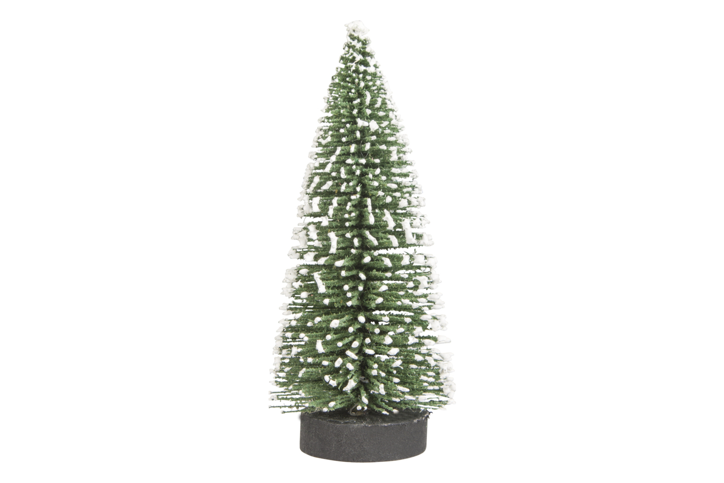 Rayher Alberi di Natale decorativi innevati Verde | 10 cm | 4 pezzi