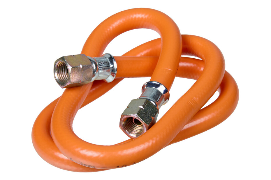 Tubo Gas Propano/Butano 150 Cm - Attacco 1/2" A 1/4", Diametro 8 Mm, Per Bombole E Attrezzature - Foto 7