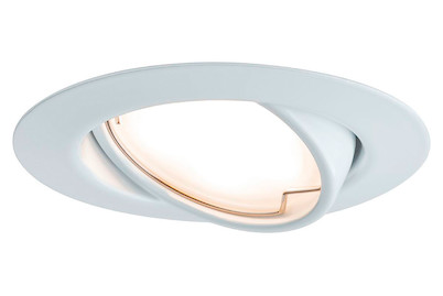 Paulmann LED-Einbaustrahler Base Rund Metall Weiss | 1 × 5 W Paulmann LED-Einbaustrahler Base Rund Metall Weiss | 1 × 5 W