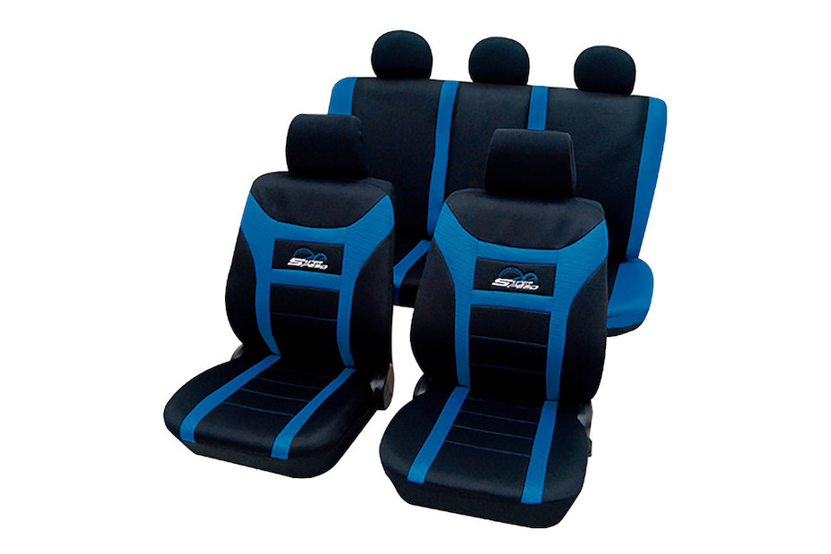 Walser Housse De Siège Auto Fairmont Bleu – Protection Complète & Compatible Airbag