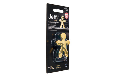 Mr & Mrs Jeff Parfum de voiture Magic Vanilla Chrome | 4.5 × 5.5 × 1 cm