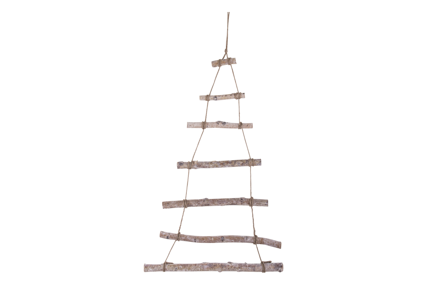 Rayher Scala decorativa in legno per albero di Natale | 75 × 40 × 1,5 cm
