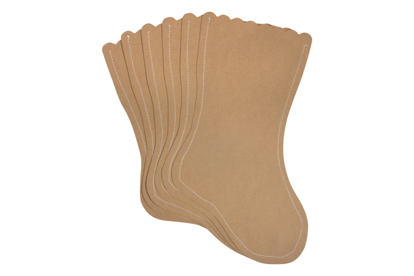 Rayher Calze di Natale in carta Marrone | 27,5 × 18 cm | 6 pezzi