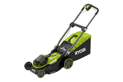 Ryobi RY18LMX40A-0 Tosaerba Senza Fili 40cm 18V - Verde, Con Lama In Metallo E Manici Pieghevoli - Foto 3