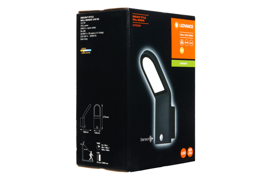 Orno HOWLIT LED Lampade Da Esterno Con sensore di movimento esterno e Orno HOWLIT LED Lampade Da Esterno Con sensore di movimento esterno e