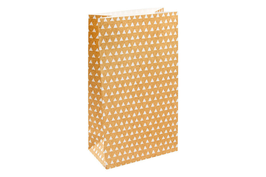 Logbuch-Verlag - Set di 30 sacchetti con fondo, 3 tipologie assortite, 10 pezzi per tipo, 7 x 4 x 20,5 cm, colore: bianco/marrone/rosso Logbuch-Verlag - Set di 30 sacchetti con fondo, 3 tipologie assortite, 10 pezzi per tipo, 7 x 4 x 20,5 cm, colore: bianco/marrone/rosso