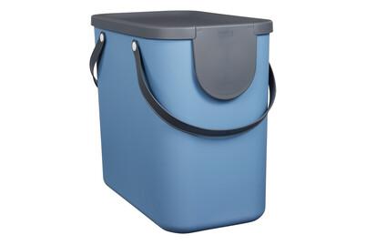 Rotho Système de Recyclage Albula Bleu | 34 × 23.5 × 40 cm | 25 l