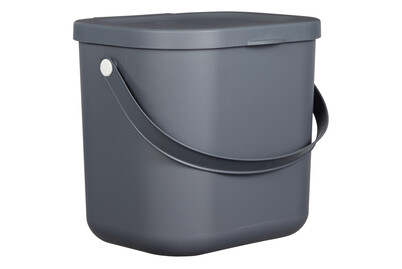 Rotho Sistema di Riciclaggio Albula Antracite | 20.8 × 20 × 23.5 | 6 l