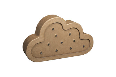 Image of Rayher Pappmaché Licht Wolke | 20 × 3 × 11.5 cm