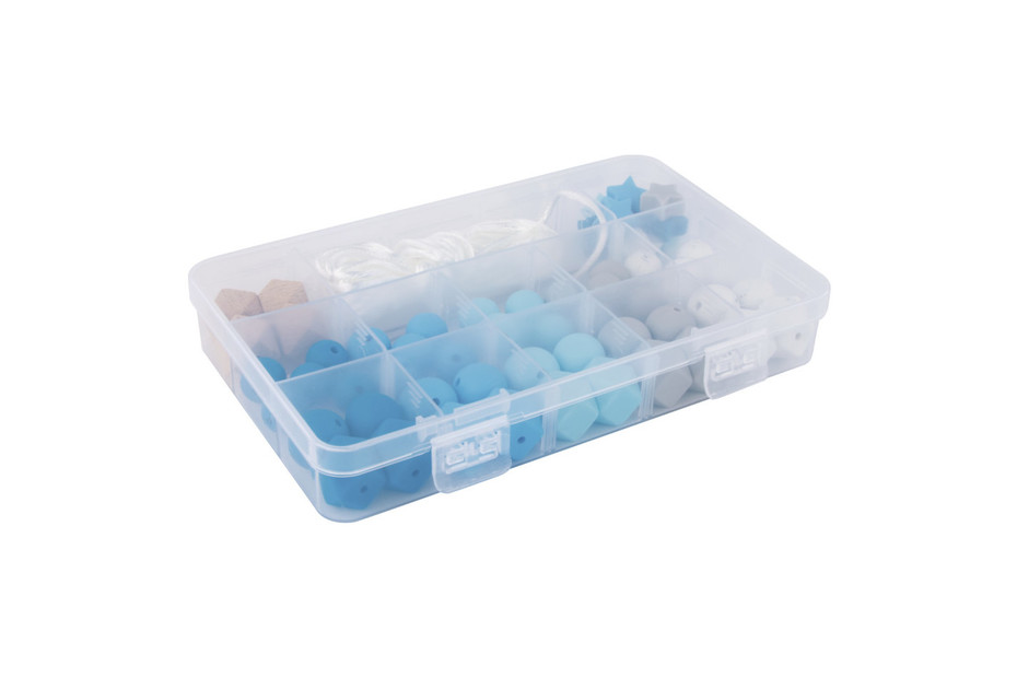 Perle Box Rayher Silikonperlen Box Hellblau | 61 Stück kaufen bei JUMBO